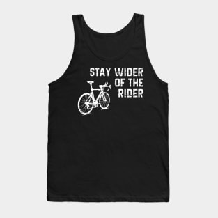 Stay Wider Of The Rider Cycling Tank Top